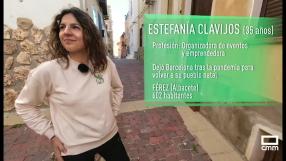 Férez con Estefania, organizadora de eventos