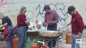 Concurso de paellas por la Cruz de Mayo en Villares del Saz