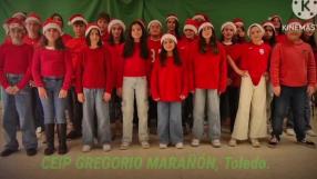 El colegio Gregorio Marañón de Toledo canta con Rozalen