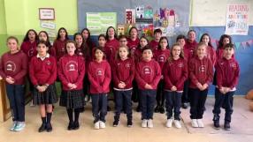 El colegio Clemente Palencia de Talavera de la Reina canta con Rozalén