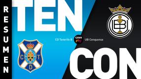 CD Tenerife B 2-0 UB Conquense | Resumen