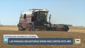 Las paradas obligatorias para cosechar serán más cortas este año - 28/05/25