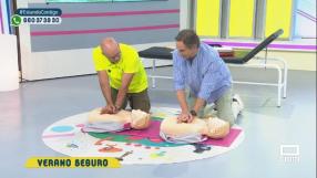 Aprendemos técnicas de socorrismo acuático