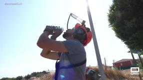 Trabajadores al sol