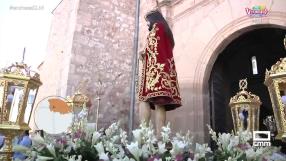 Nuestro Padre Jesús de Nazareno y el Cristo de la Humildad procesionan juntos en Las Pedroñeras