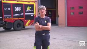 Se jubila la primera bombera que tuvo Castilla-La Mancha