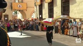 Ruedos de banderas en Caudete