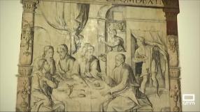 Las grisallas de la Catedral de Albacete salen a la luz