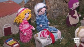 El belén más especial de Yepes elaborado a ganchillo