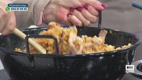 Encendemos los fogones para hacer migas y tarta de queso