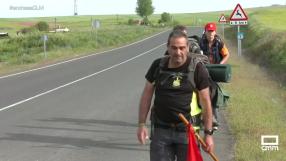 Peregrinos de Ciudad Real al encuentro de la Virgen de la Cabeza en Andújar