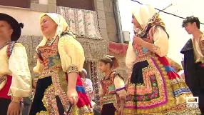 Fiesteros en Lagartera (Toledo)