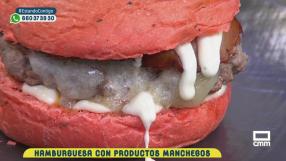 Las recetas de la abuela. Hamburguesa con productos manchegos.