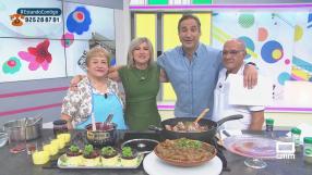 Desde Madridejos caldereta de conejo con verduras