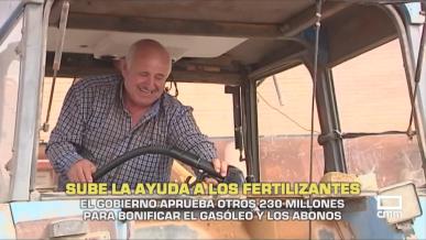 Sube la ayuda a los fertilizantes - 29/06/2026