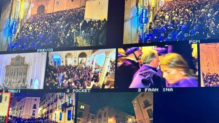 Control de realización de CMM durante la emisión de Las Turbas