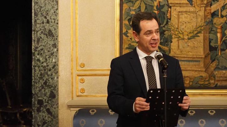 El presidente de la Junta de Cofradías de Cuenca, Jorge Sánchez Albendea