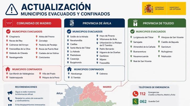 Imagen facilitada por el Ministerio de Interior este domingo poco antes del mediodía