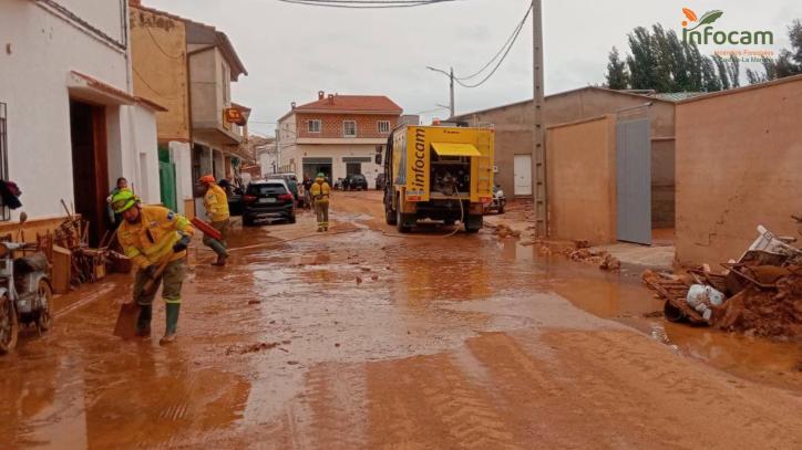 Intervenciones del Infocam debido a las fuertes lluvias en Lillo