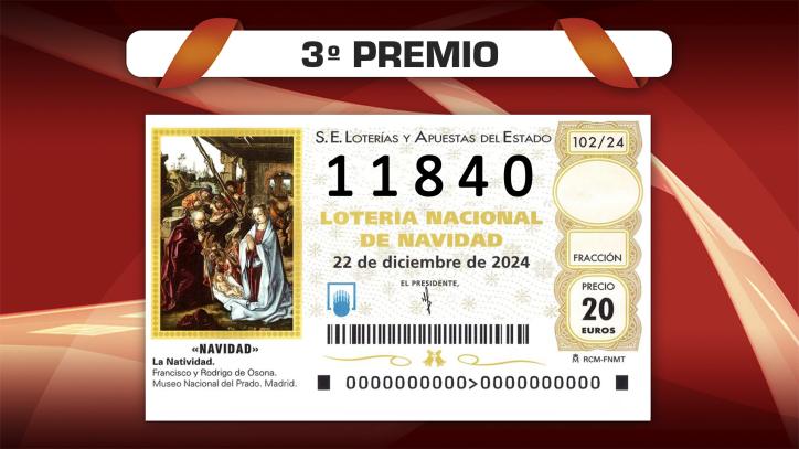 Tercer premio de la lotería de Navidad