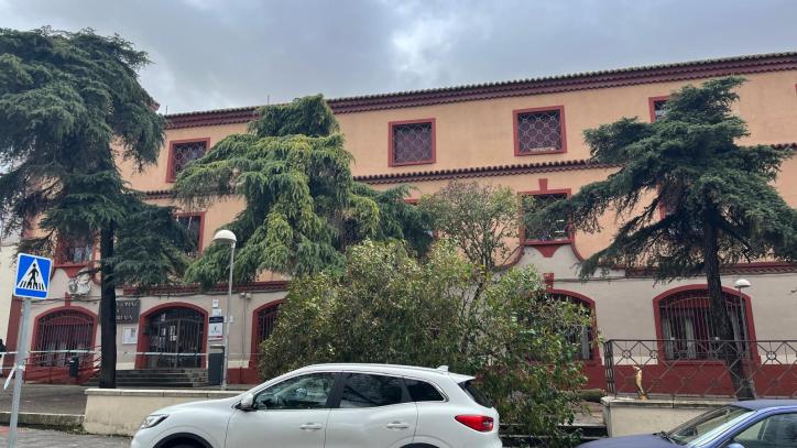 Colegio de Ciudad Real afectado por el viento