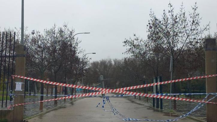 Parques de Ciudad Real cerrados.