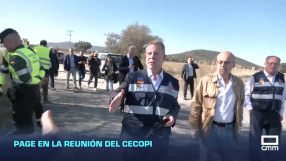 García-Page preside la reunión del CECOPI