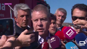 Primeras declaraciones de García-Page en la zona del accidente