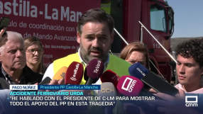 Paco Núñez, presidente del PP de Castilla-La Mancha, se traslada al lugar del accidente