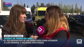 Psicólogos de Cruz Roja atienden en Urda a los afectados por el accidente