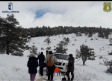 Rescatadas cuatro personas tras quedar atrapadas por la nieve en Huerta del Marquesado (Cuenca)