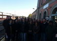 Políticos, sindicatos y empresarios de C-LM, unidos en la manifestación para reivindicar inversiones en la línea de tren Madrid-Talavera-Badajoz