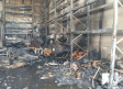 Un incendio causa daños materiales en una empresa de Tomelloso