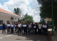 Funcionarios de prisiones protestan contra la "brutal" actuación policial