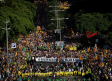 Manifestación en Barcelona por la libertad de los presos independentistas y el regreso de los políticos huídos