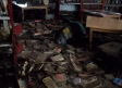 Libros destrozados tras la riada: la biblioteca de Cebolla busca donantes de cultura