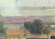 Tres heridos graves en el incendio en una nave abandonada de Manzanares