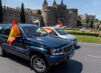 Caravanas de coches convocada por Vox contra el Gobierno recorren las 5 capitales de la región y Talavera