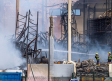 Extinguido el incendio de Seseña que destruyó cuatro naves industriales
