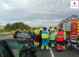 Dos heridos graves en una colisión frontal en Seseña (Toledo)