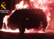 Incendio provocado de un coche en La Roda: dos investigados por causar graves daños materiales