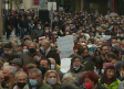 Multitudinaria manifestación en Cuenca ante el temor de un inminente cierre de la línea de tren convencional
