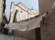 Un vendaval rasga los toldos del Corpus en Toledo: Jesuitas y Trinidad, las zonas más afectadas