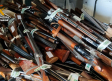 Reducidas a chatarra más de mil armas intervenidas por la Guardia Civil en Guadalajara