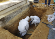 Los trabajos de exhumación de Almadén (Ciudad Real) encuentran restos de ocho personas
