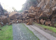 Un desprendimiento de rocas provoca el cierre parcial de la Vía Verde de la Jara