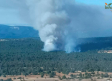 Controlado el incendio forestal activo en Carrascosa de la Sierra (Cuenca)