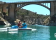 Una jornada de turismo activo en el pantano de la Fuensanta