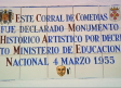 Piden la retirada de un azulejo del Corral de Comedias de Almagro