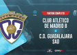 Club Atlético de Madrid 'B' 2-1 CD Guadalajara SAD